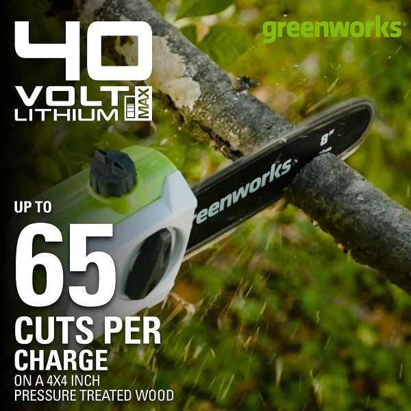 Greenworks battery operated online pole saw